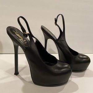 YSL Yves Saint Laurent slingback pumps sandals 40
